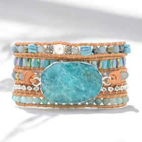 Amazonite Heaven on Earth Wrap Bracelet