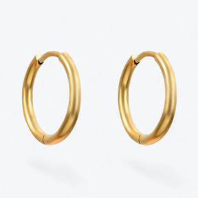 Gleam Gold Hoop Earrings