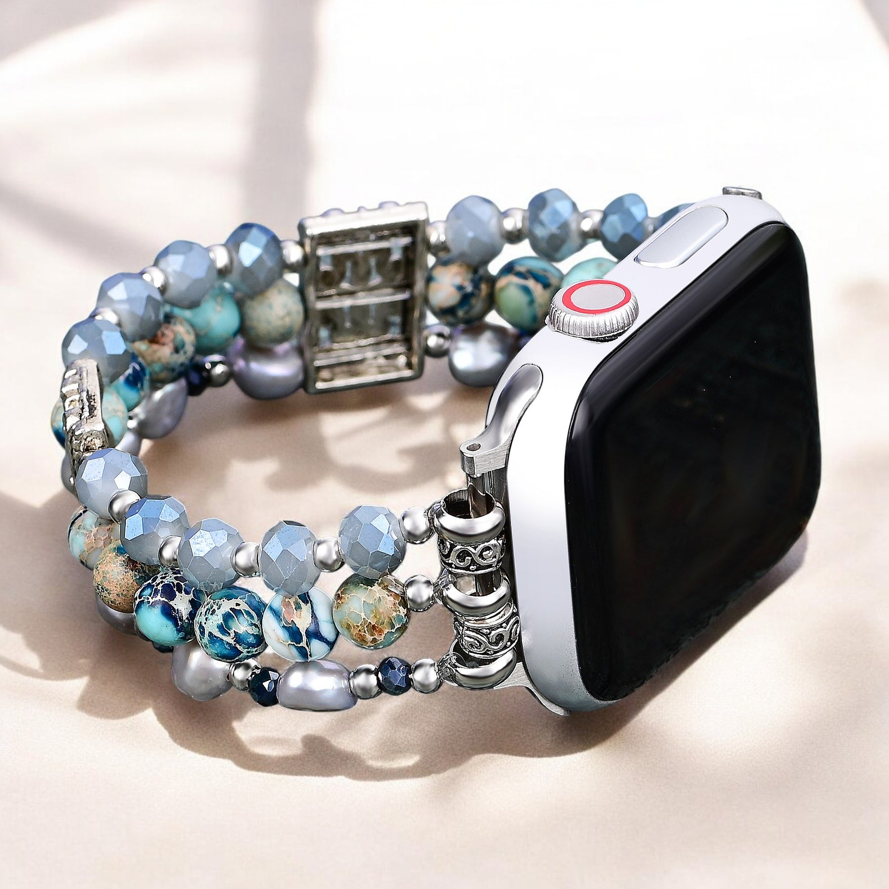 수공예 자스퍼 노마딕 스트레치 Apple Watch 스트랩