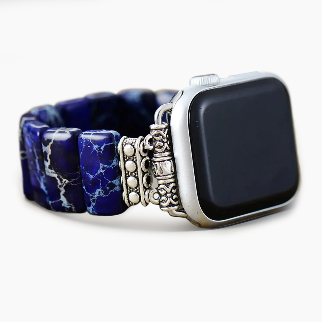 다크 네이비 티베탄 재스퍼 스트레치 Apple Watch 스트랩