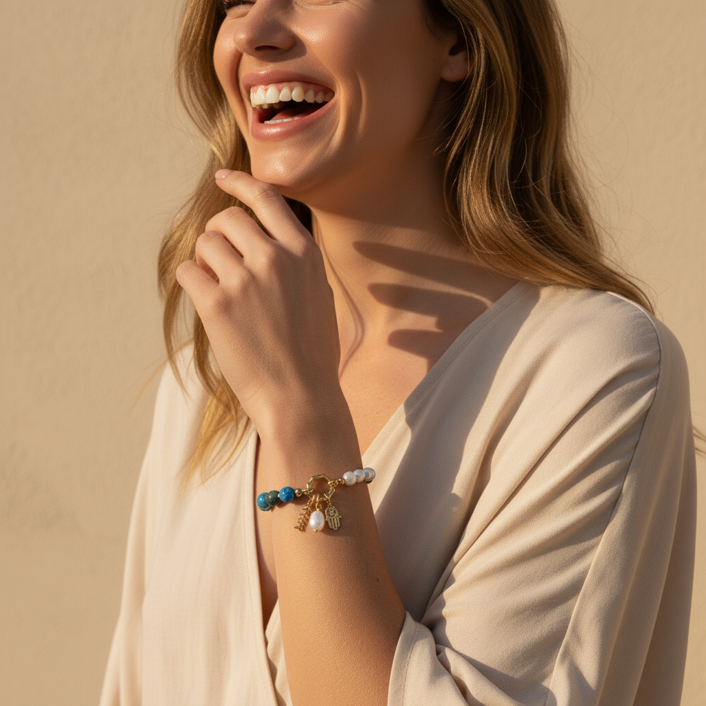 해안의 조화 매력 팔찌