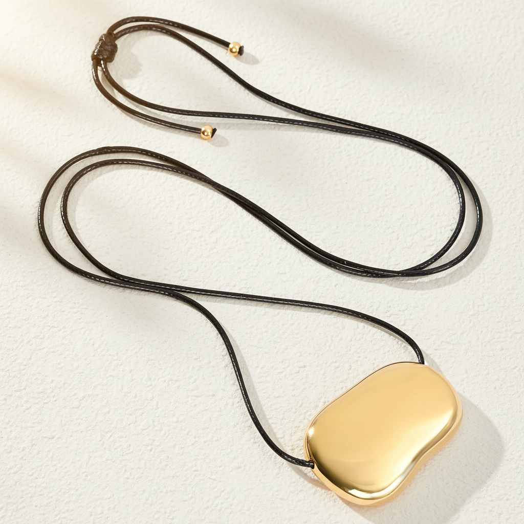 골든 웨이브 목걸이