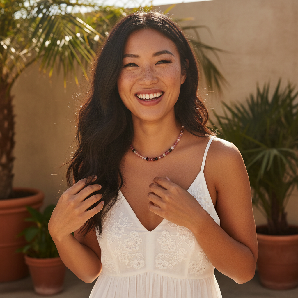 크림슨 뮤즈 목걸이