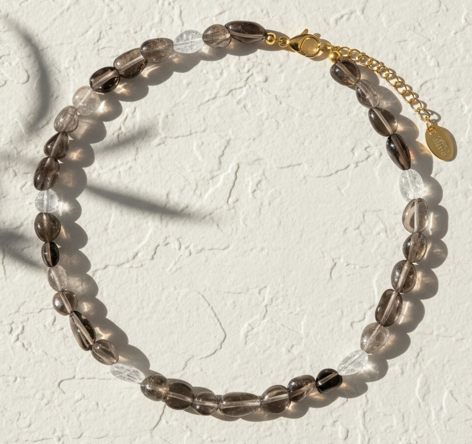 흑요석 크리스탈 하모니 목걸이