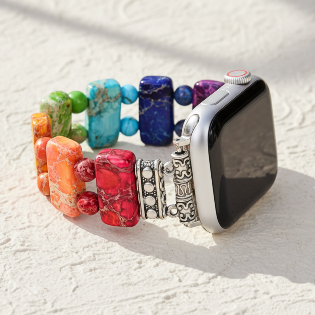 신성한 차크라 스트레치 Apple Watch 스트랩