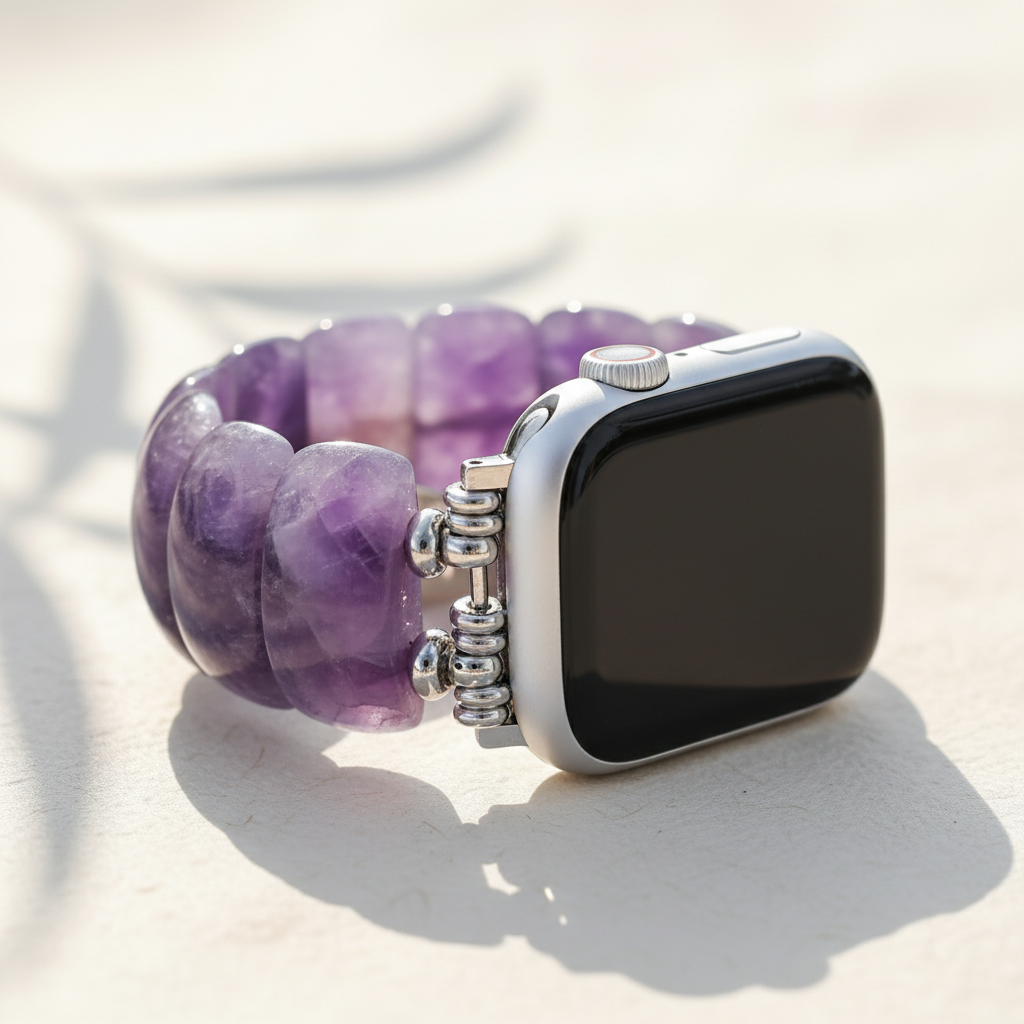 강렬한 재스퍼 글리머 스트레치 Apple Watch 스트랩