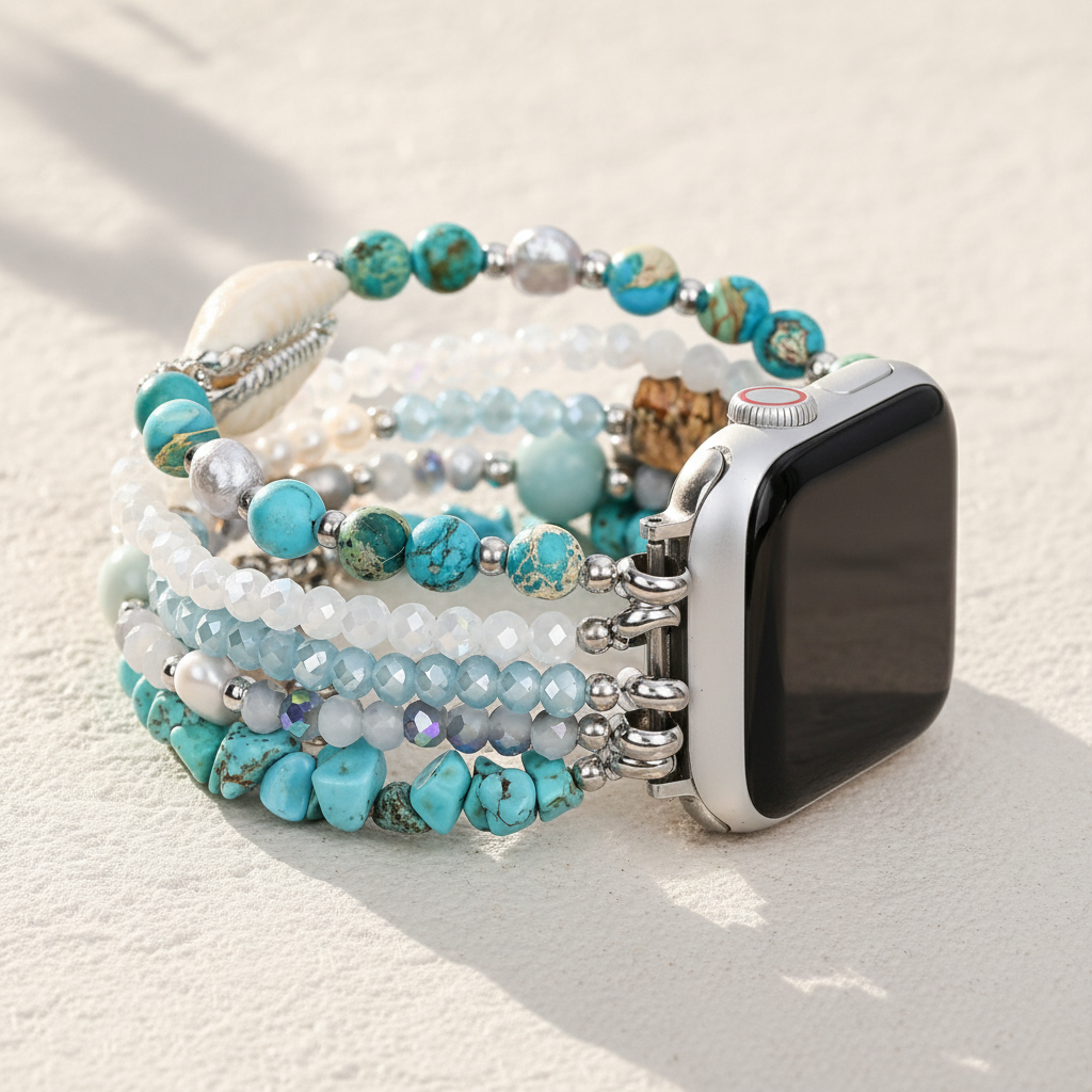 강렬한 재스퍼 글리머 스트레치 Apple Watch 스트랩