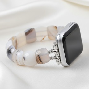 아이보리 오라 신축성 애플 워치 줄