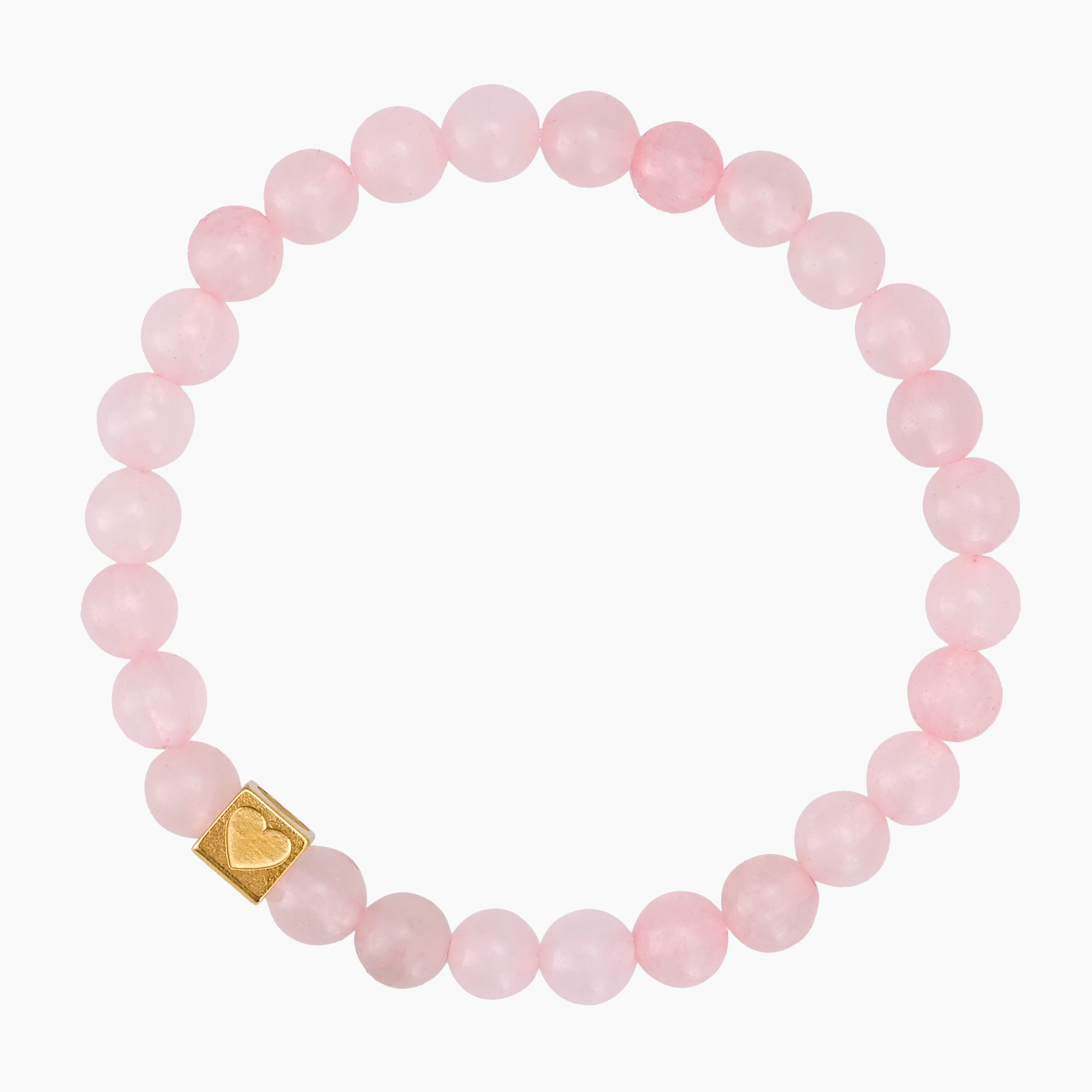 Valentine's Gold Love Beads Bracelet