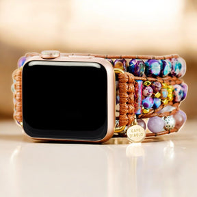 우아한 보라색 재스퍼 Apple Watch Strap