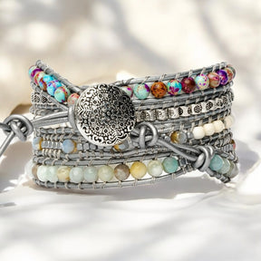 Healing Turquoise Protection Wrap Bracelet