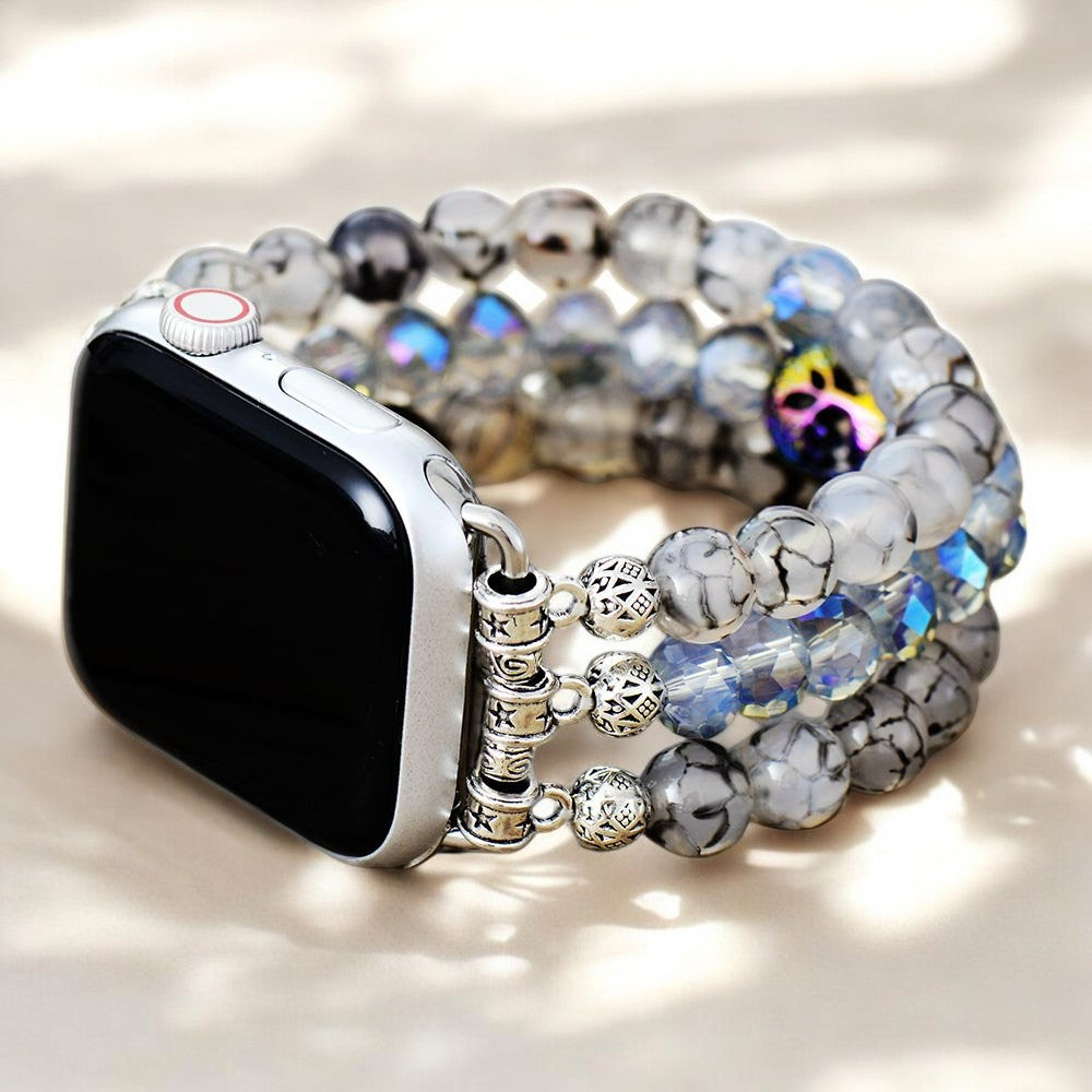 Labradorite Crystal Stretch Apple Watch Strap