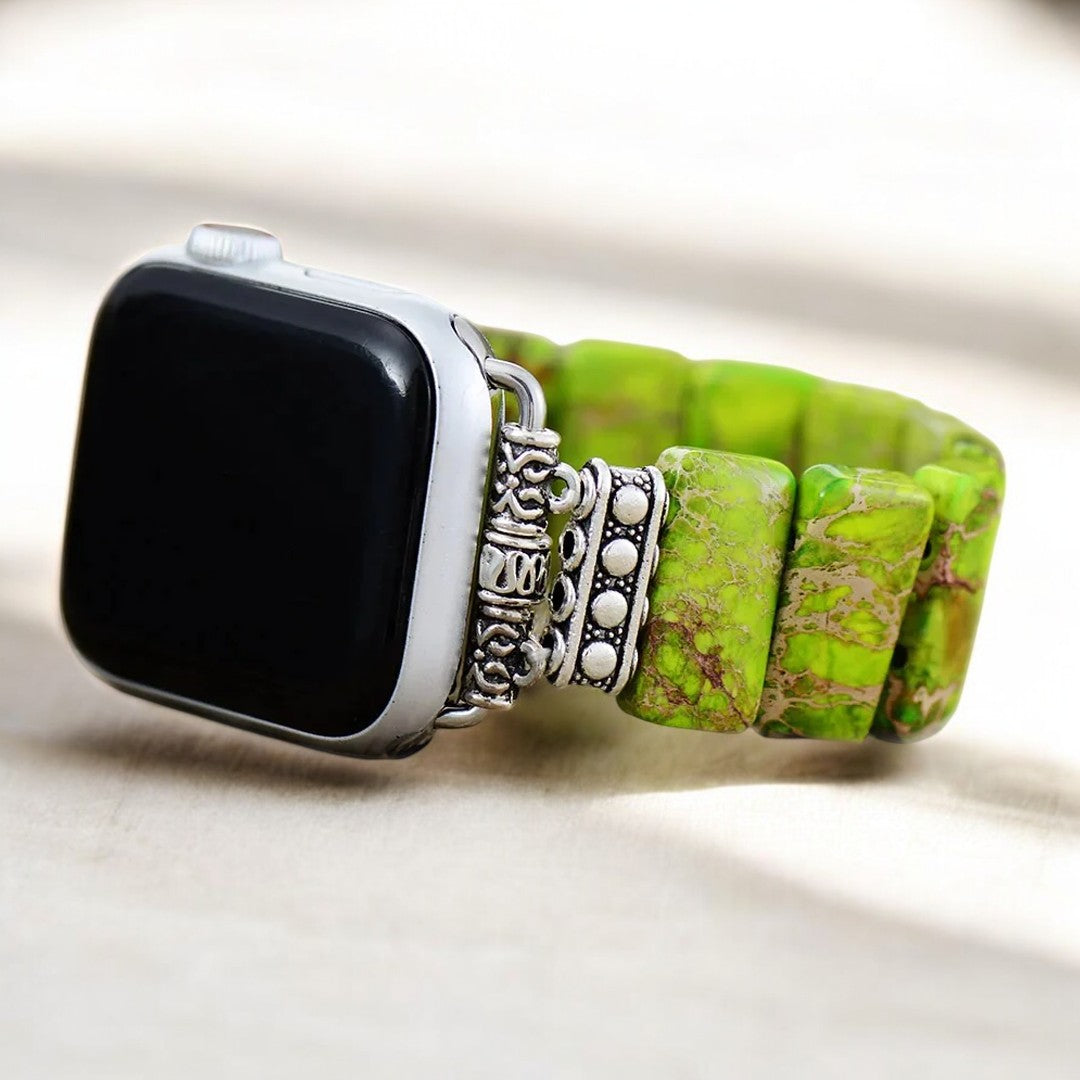 라임 티베탄 재스퍼 스트레치 Apple Watch 스트랩
