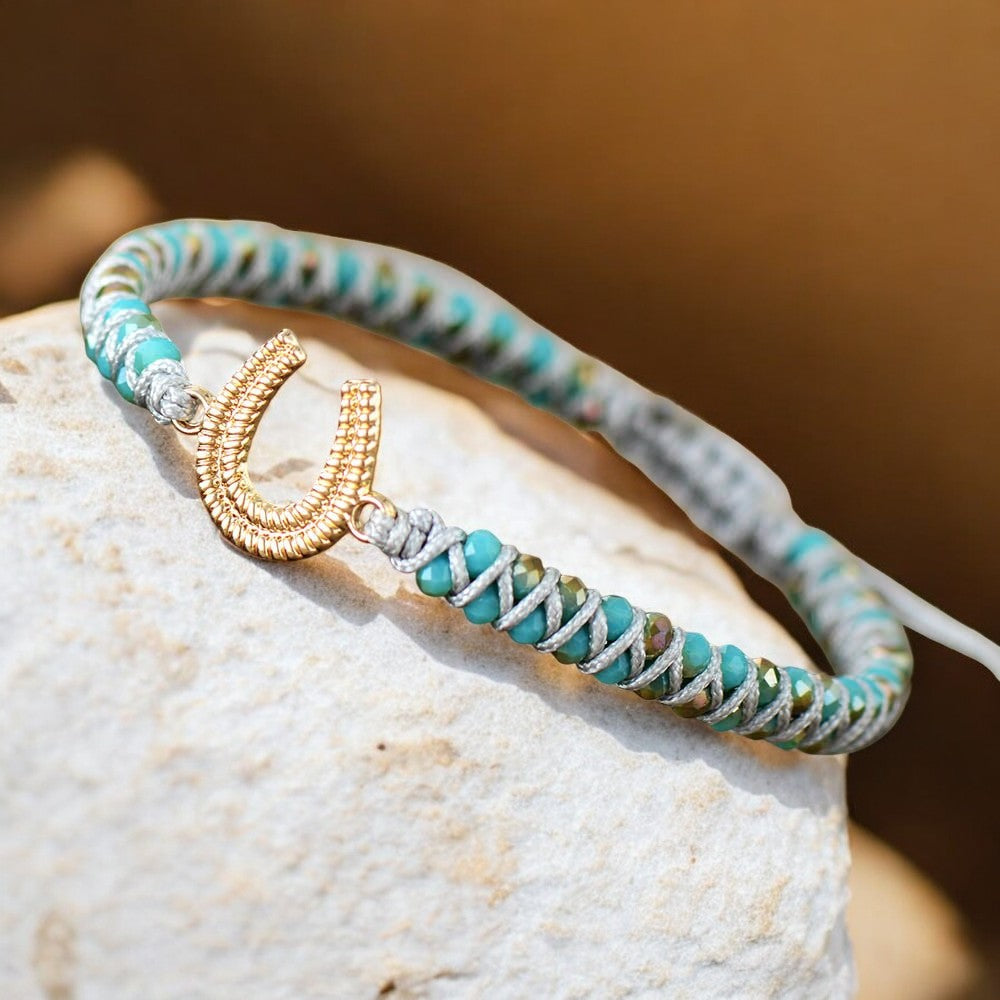 Lucky Horseshoe Energy Bracelet