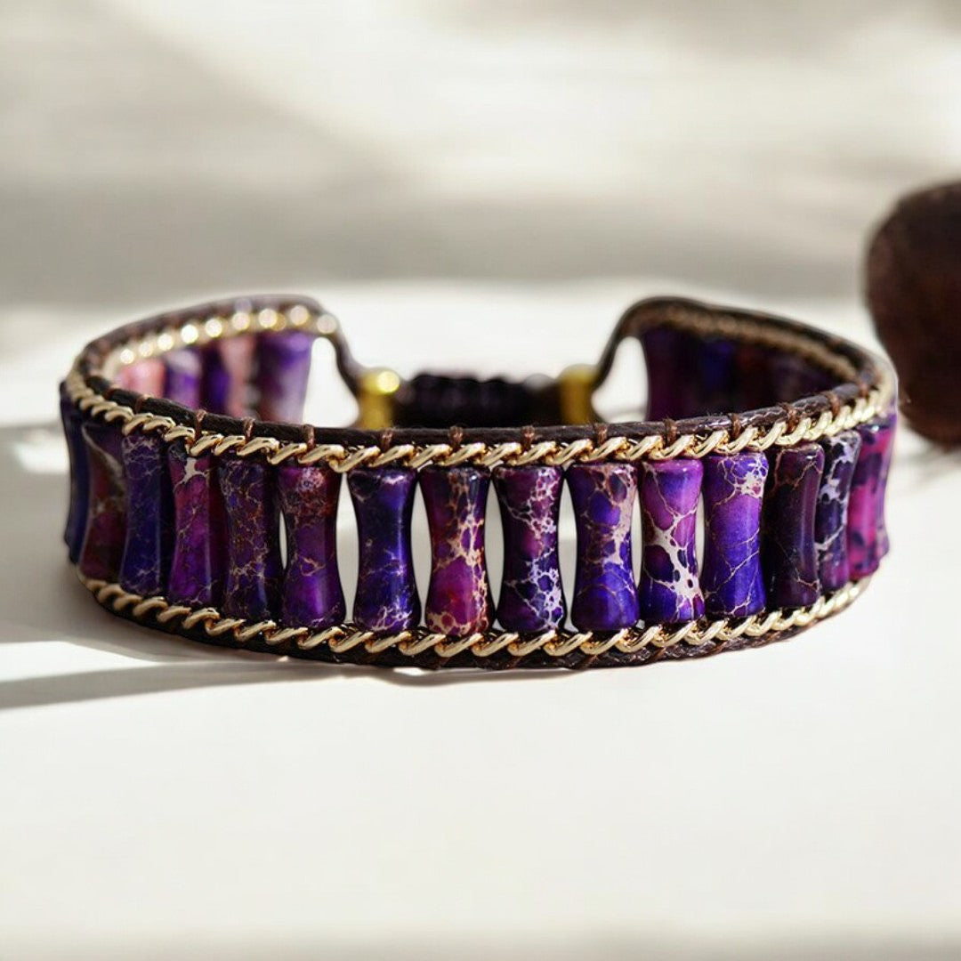 Magical Purple Jasper Energy Bracelet