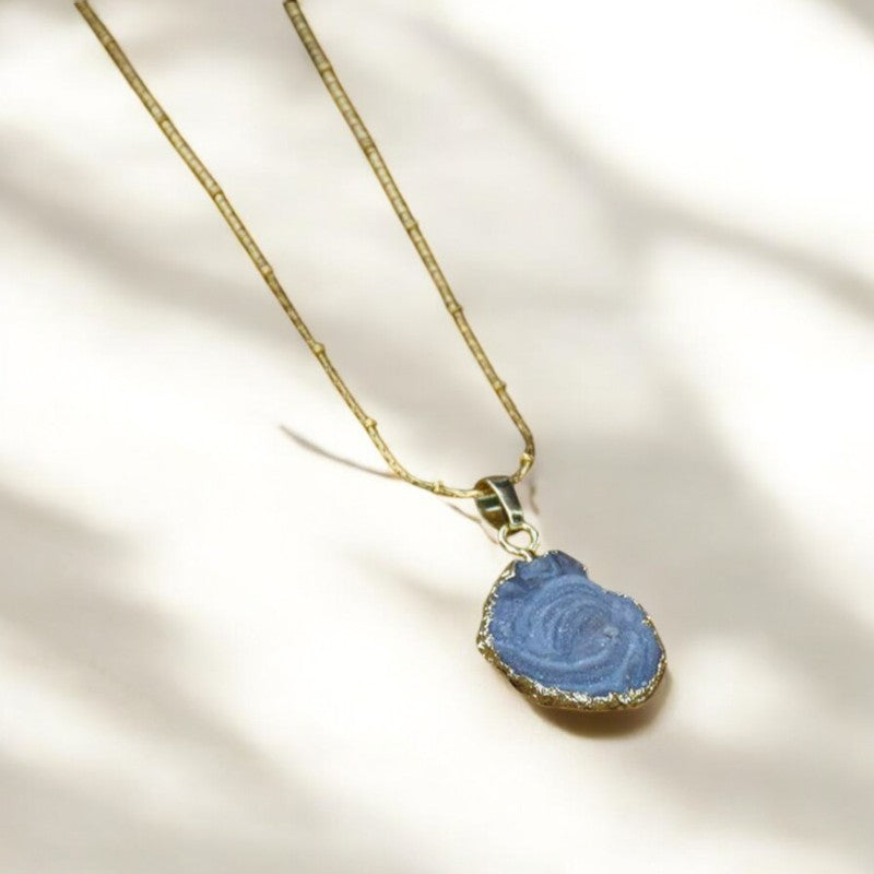 Natural Agate Stone Necklace