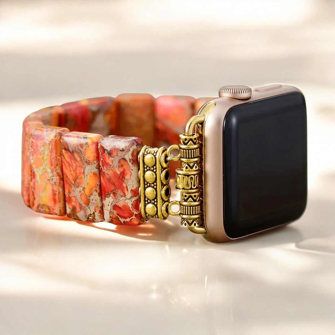 호박 티베트 재스퍼 스트레치 Apple Watch Strap