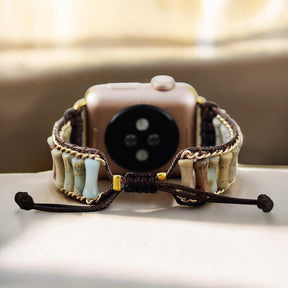 정제된 임페리얼 재스퍼 Apple Watch 스트랩