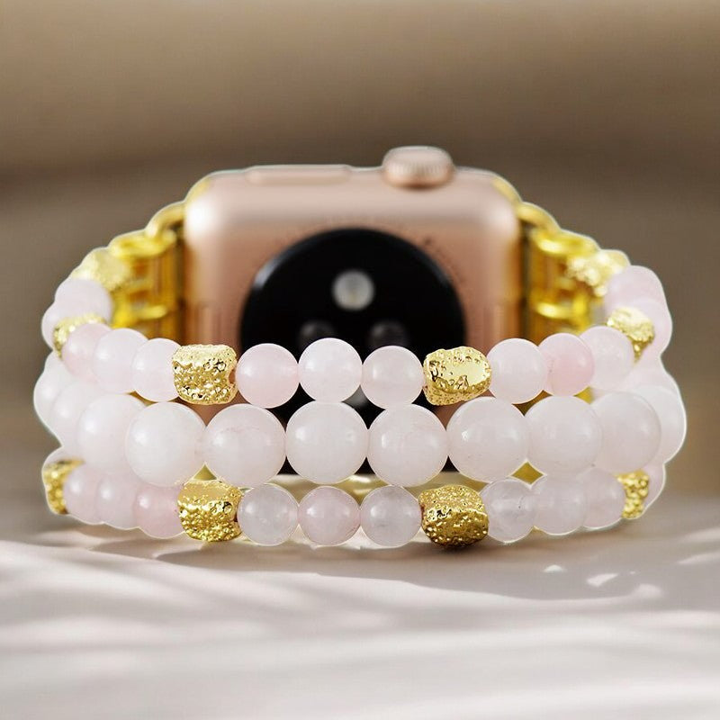 로즈 쿼츠 스트레치 Apple Watch 스트랩