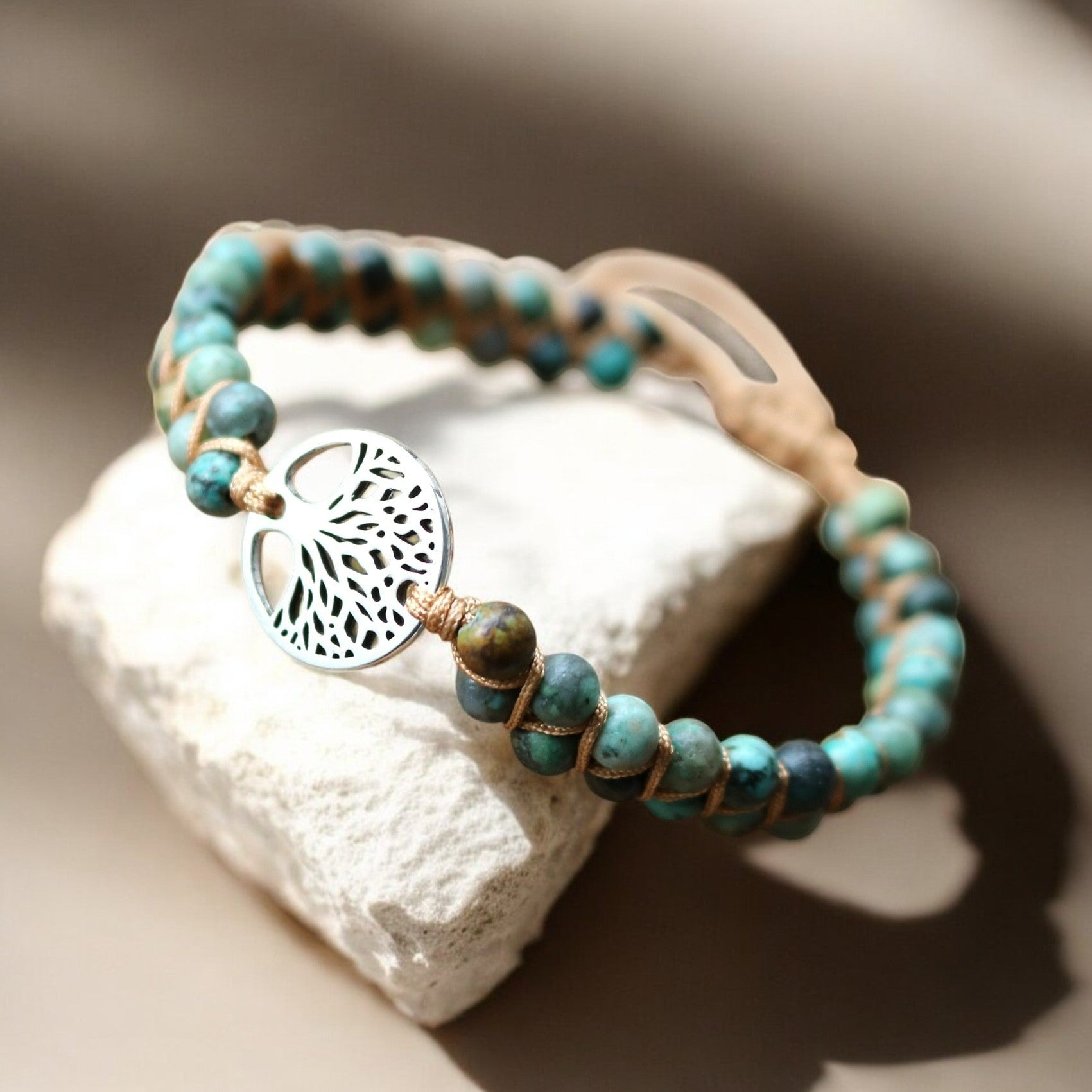 Tree of Life African Jasper Bracelet