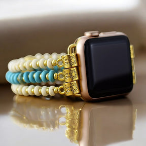 터쿼이즈 하울라이트 스트레치 Apple Watch 스트랩
