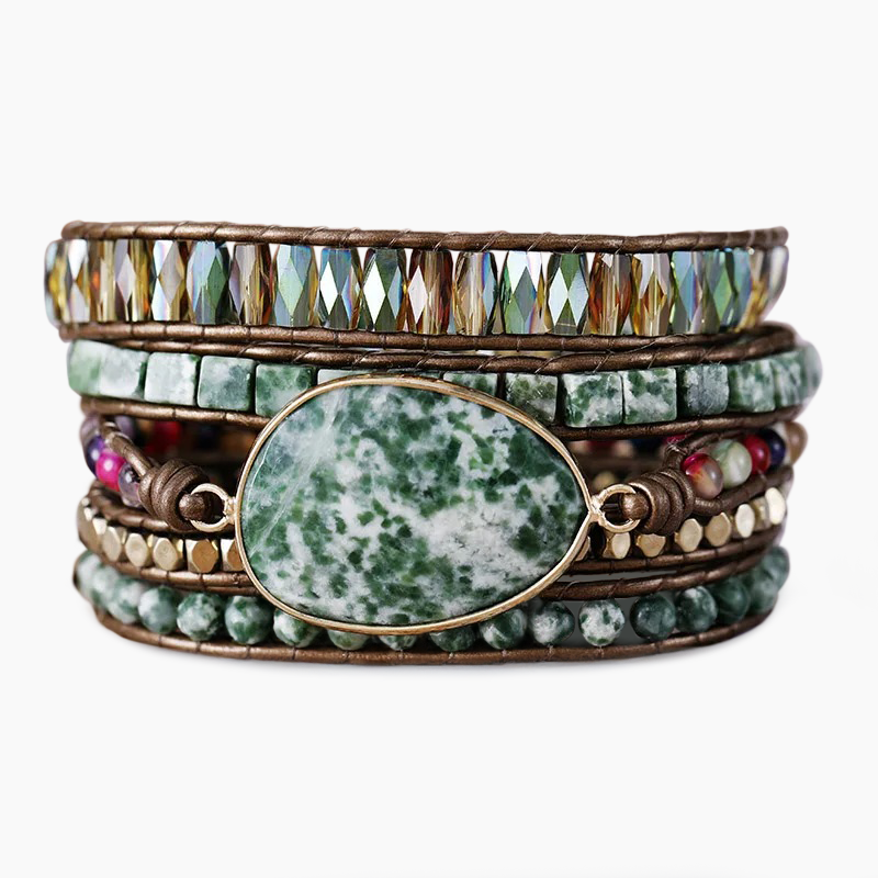 Vintage Verde Wrap Bracelet