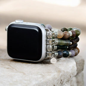 빈티지 아게이트 스트레치 Apple Watch 스트랩