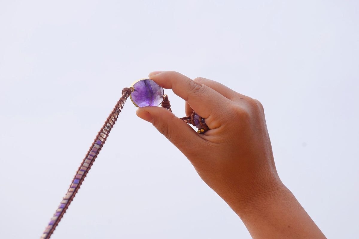 Amethyst Imperial Wrap Bracelet - Cape Diablo