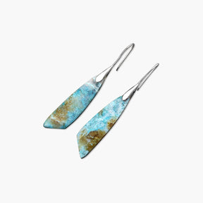 Heavenly Amazonite Hook Earrings - Cape Diablo