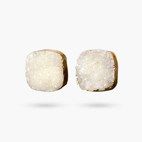 Magical Druzy Snow Earrings - Cape Diablo